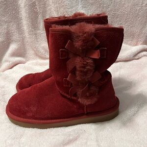 Red Koolaburra boots